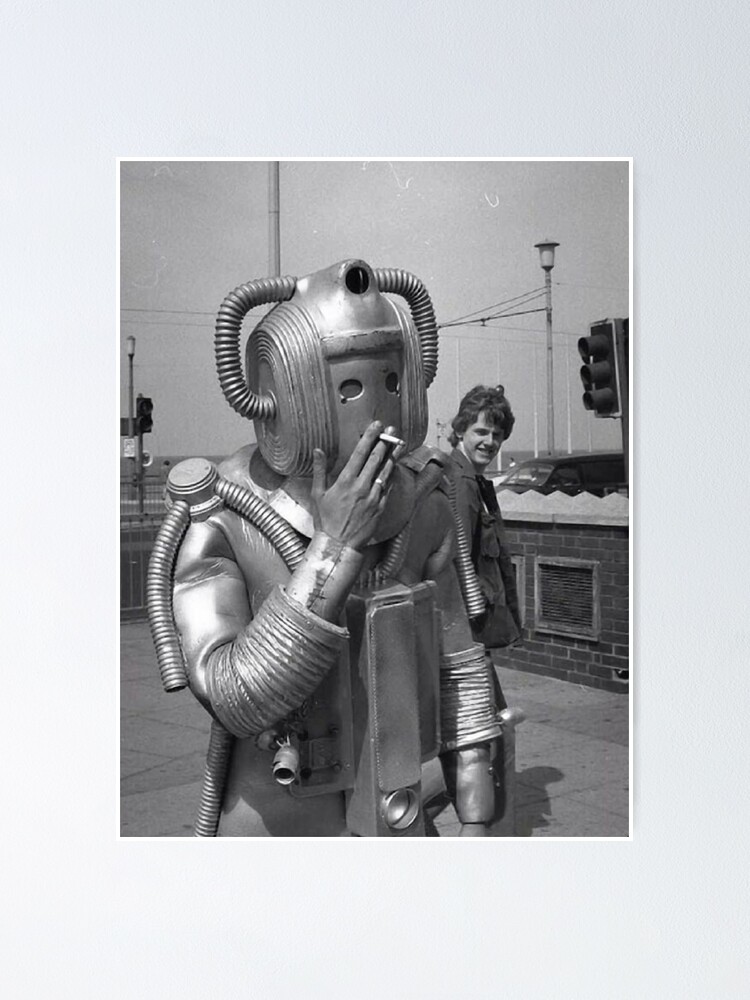 Smoking Cyberman Greeting Card for Sale by Scratchy-Ed