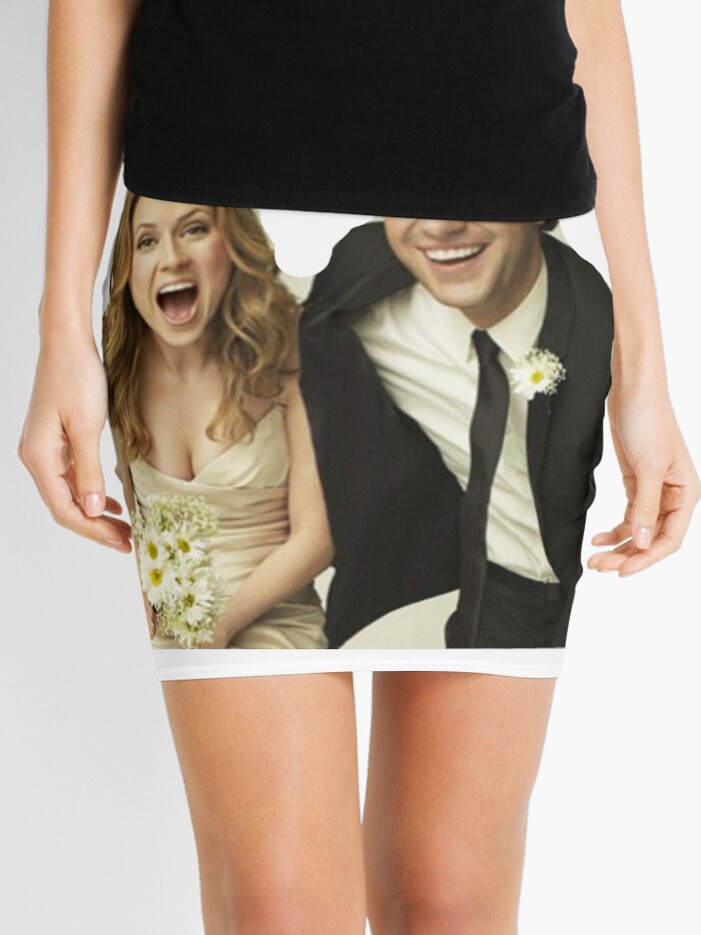 jim pam the office Mini Skirt for Sale by dancingmandy96 Redbubble