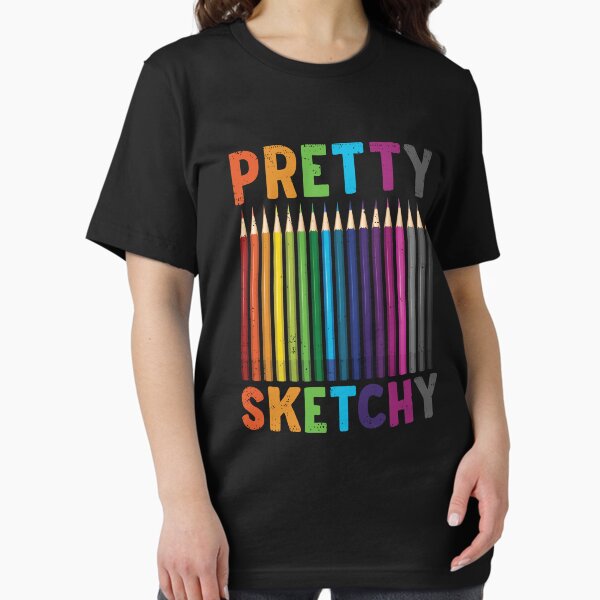 Item preview, Pretty Sketchy Shirt, Fun Art Lover Shirt, Colored Pencils Shirt, Artist Shirt, Painting Shirt, Painter Shirt, Art Lover Shirt, Painter Gift designed and sold by aymob.