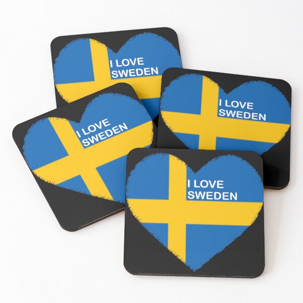 Item preview, I love Sweden design for stickers and t-shirts designed and sold by Breier.