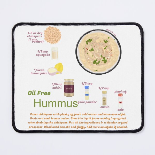 Item preview, Healthy Hummus Recipe designed and sold by onepiconetreat.