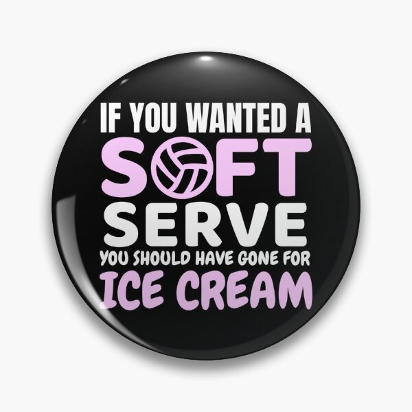 Item preview, If You Wanted A Soft Serve Volleyball Sticker designed and sold by jacksrome6.