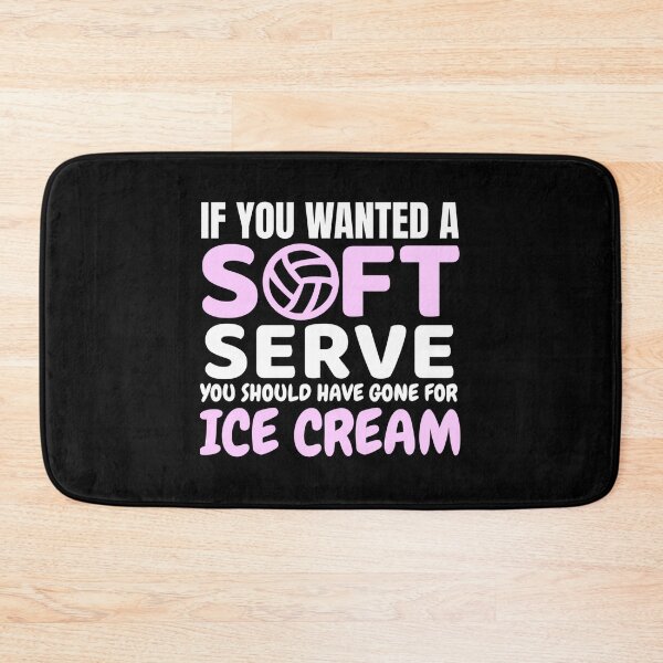 Item preview, If You Wanted A Soft Serve Volleyball Sticker designed and sold by jacksrome6.