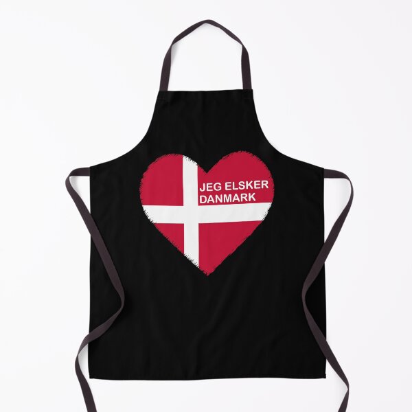 Item preview, I love Denmark design for stickers and t-shirts designed and sold by Breier.