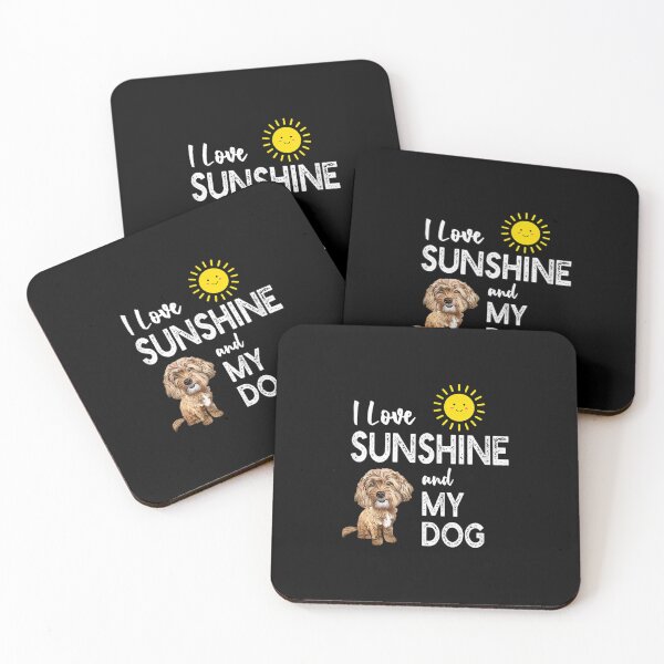 Item preview, I Love Sunshine And My Dog Cute Happy Emoticon Graphic  designed and sold by jeanniec55.
