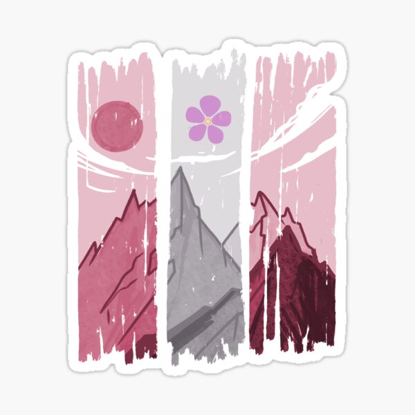 Item preview, Sapphic Pride Landscape designed and sold by koenluipaard.