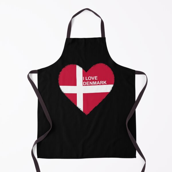 Item preview, I love Denmark design for stickers and t-shirts designed and sold by Breier.