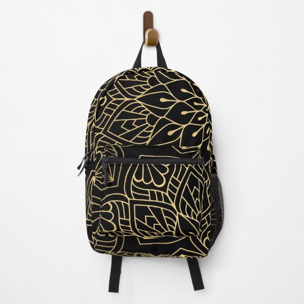 Item preview, Gold Mandala Pattern On Black designed and sold by Vic Torys ☆.