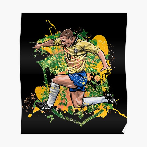 : YENCHEN Ronaldo Nazario Football Player Poster (12