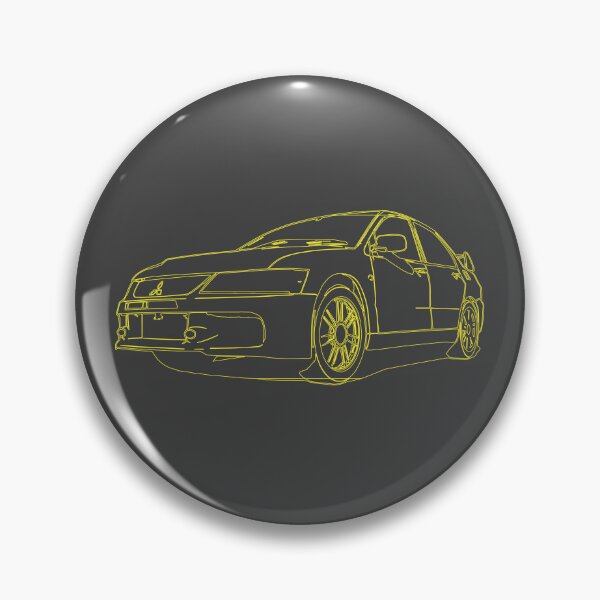 Item preview, Copy of Mitsubishi EVO Rallyart JDM Drift tokyo petrol head japan nippon car badge designed and sold by angelpardo.