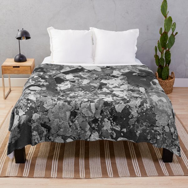 Item preview, Black and White Debris Texture Print designed and sold by DFLC Prints.