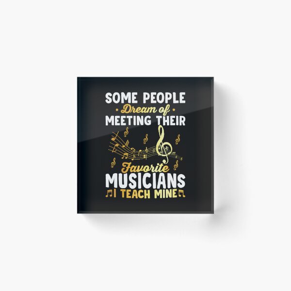 Item preview, Some People Dream of Meeting Their Favorite Musician Shirt, Music Teacher Shirt, Music Lover Shirt, Music Notes Shirt, Gifts For Musicians designed and sold by aymob.
