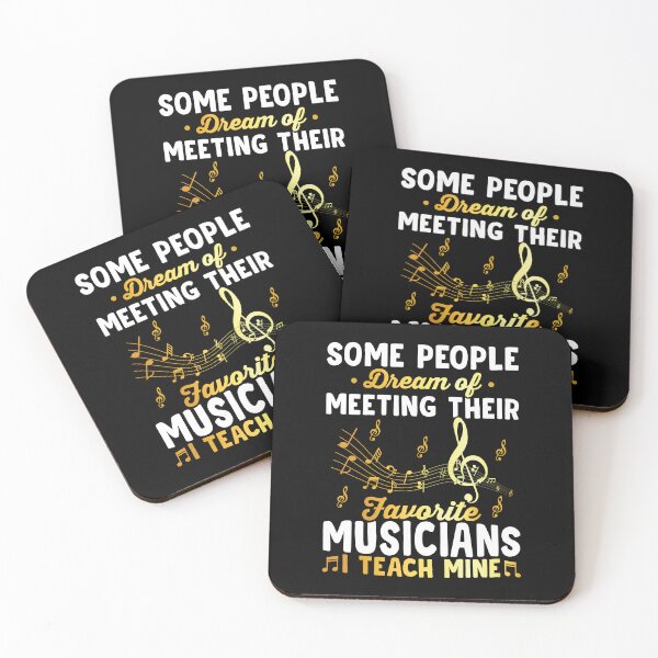 Item preview, Some People Dream of Meeting Their Favorite Musician Shirt, Music Teacher Shirt, Music Lover Shirt, Music Notes Shirt, Gifts For Musicians designed and sold by aymob.