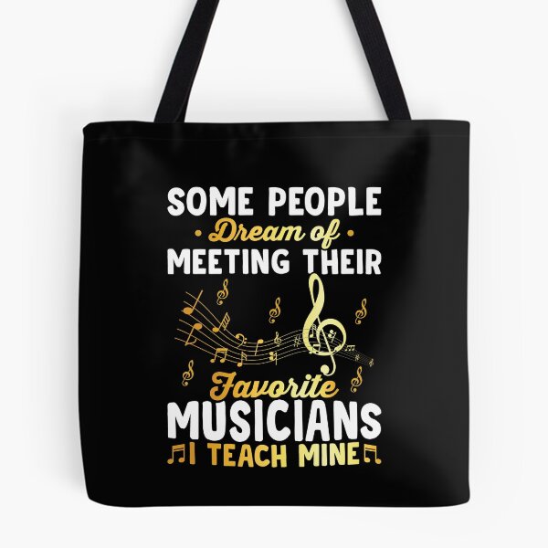 Item preview, Some People Dream of Meeting Their Favorite Musician Shirt, Music Teacher Shirt, Music Lover Shirt, Music Notes Shirt, Gifts For Musicians designed and sold by aymob.