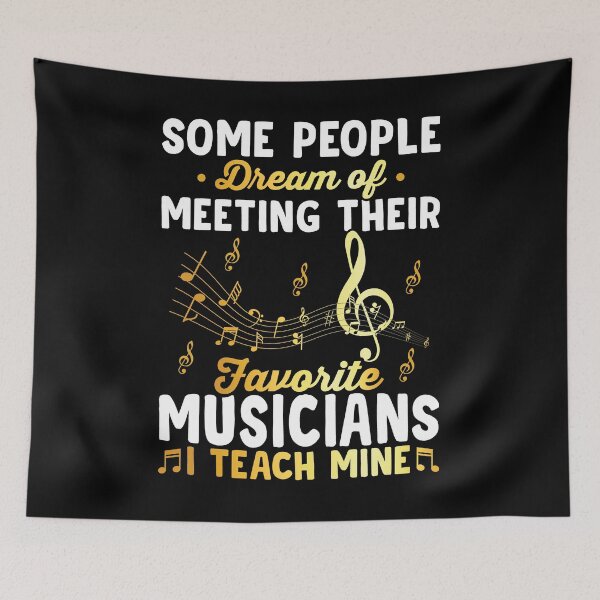 Item preview, Some People Dream of Meeting Their Favorite Musician Shirt, Music Teacher Shirt, Music Lover Shirt, Music Notes Shirt, Gifts For Musicians designed and sold by aymob.