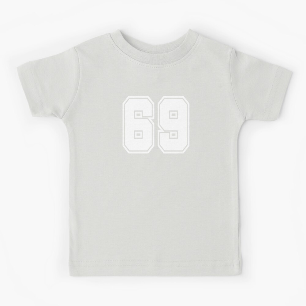 69 jersey number college style | Kids T-Shirt