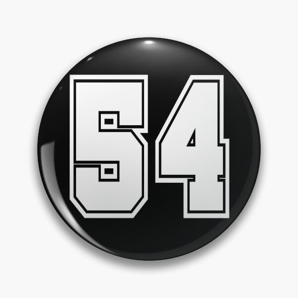 Item preview, 54 shirt number number college style designed and sold by GeogDesigns.