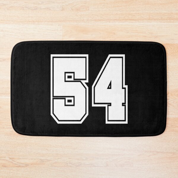 Item preview, 54 shirt number number college style designed and sold by GeogDesigns.