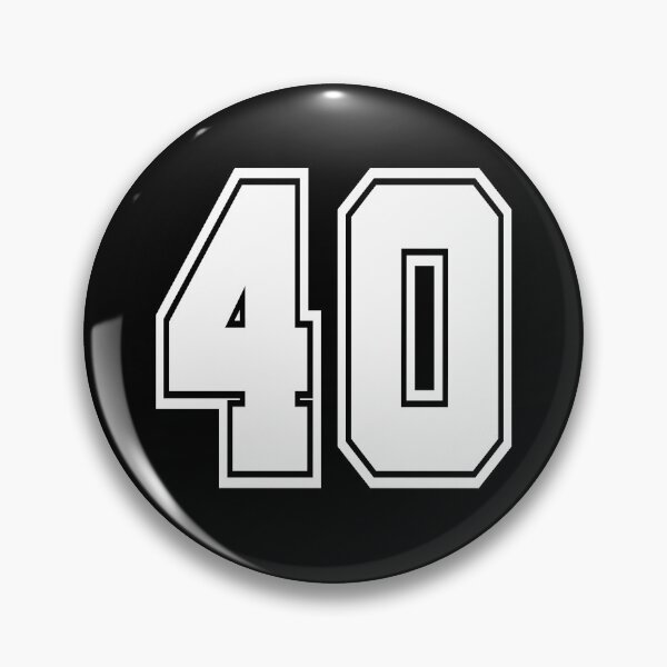 Item preview, 40 jersey number college style designed and sold by GeogDesigns.