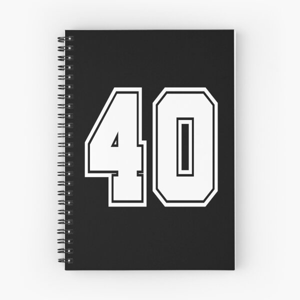 Item preview, 40 jersey number college style designed and sold by GeogDesigns.