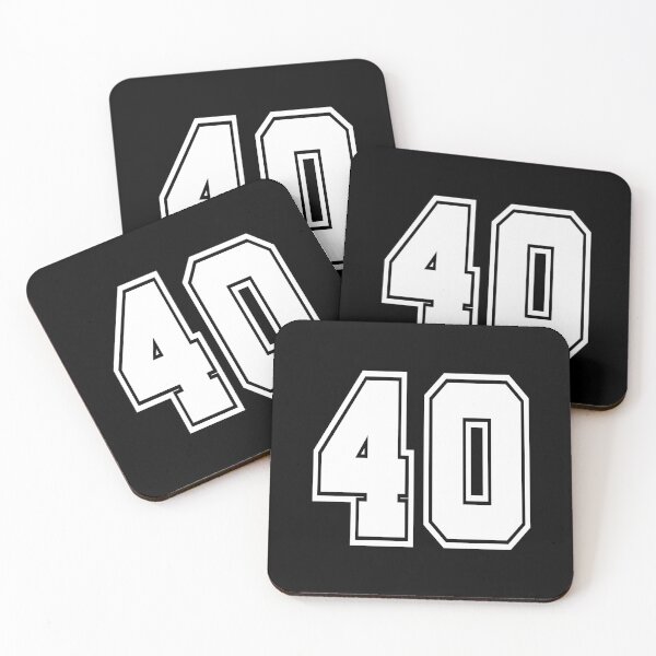 Item preview, 40 jersey number college style designed and sold by GeogDesigns.