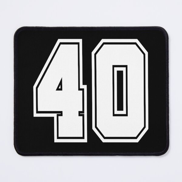 Item preview, 40 jersey number college style designed and sold by GeogDesigns.