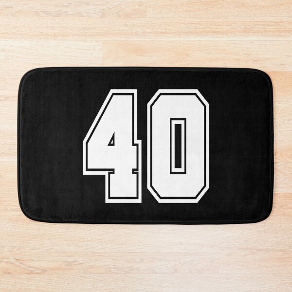 Item preview, 40 jersey number college style designed and sold by GeogDesigns.