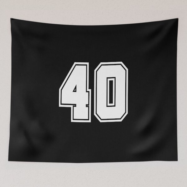 Item preview, 40 jersey number college style designed and sold by GeogDesigns.