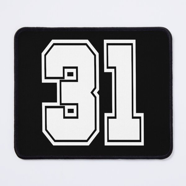 Item preview, 31 shirt number number college style designed and sold by GeogDesigns.