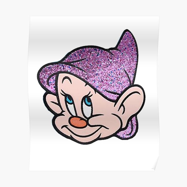 Dopey The Seven Dwarfs Poster For Sale By Juliozava Redbubble 