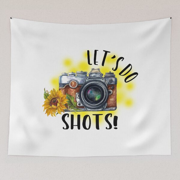 Item preview, Let's Do Shots - Photography Camera And Sunflower designed and sold by karibenart.