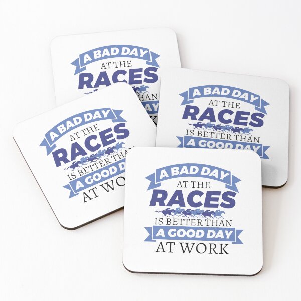 Item preview, A Bad Day at the Races Is Better Than a Good Day at Work Funny Horse Racing designed and sold by jaygo.