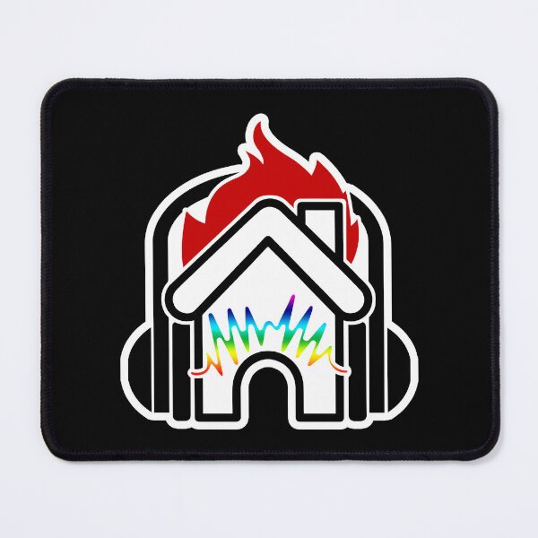 Item preview, DEEP HOUSE ON FIRE LOGO black - DJ - PRODUCER designed and sold by KoolDsignsMUSIC.