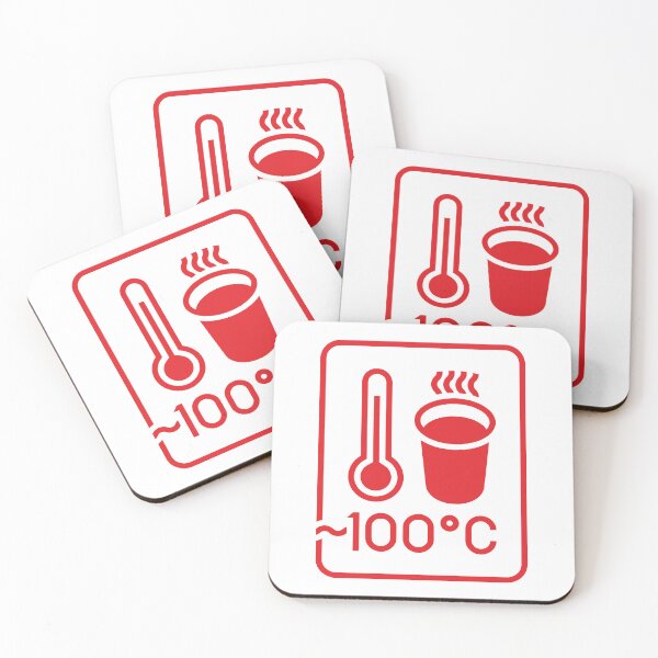 Item preview, Caution hot sign. Hot coffee. 100°C designed and sold by etraveler.