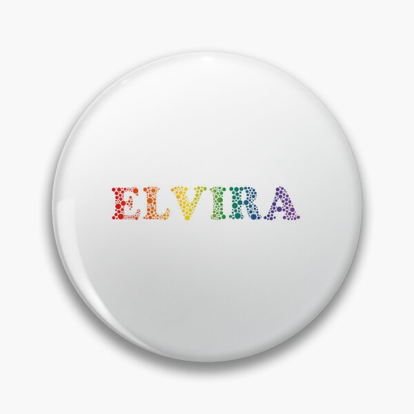 Item preview, Elvira name - fun Rainbow Bubbles LGBT pride design designed and sold by NameTheory.