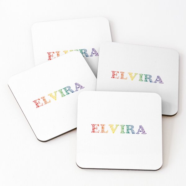 Item preview, Elvira name - fun Rainbow Bubbles LGBT pride design designed and sold by NameTheory.