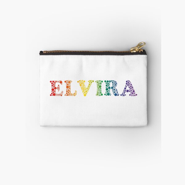Item preview, Elvira name - fun Rainbow Bubbles LGBT pride design designed and sold by NameTheory.
