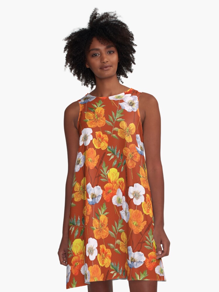 poppy summer dress