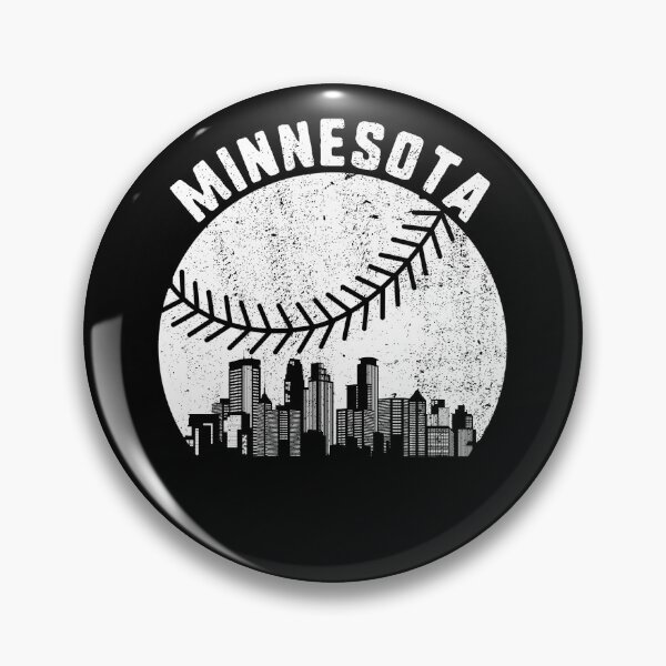 Artikelvorschau, Minneapolis Skyline Baseball Fan Vintage Minnesota Baseball Gear entworfen und verkauft von DynamicDesign.