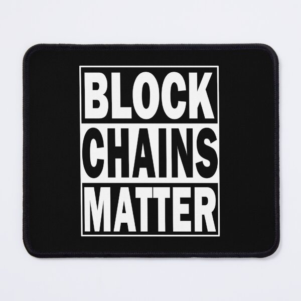 Item preview, Block Chains Matter designed and sold by ValentinaHramov.