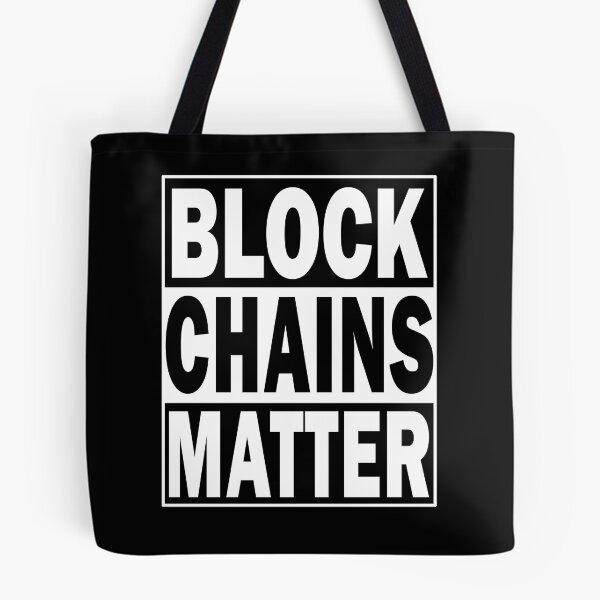 Item preview, Block Chains Matter designed and sold by ValentinaHramov.