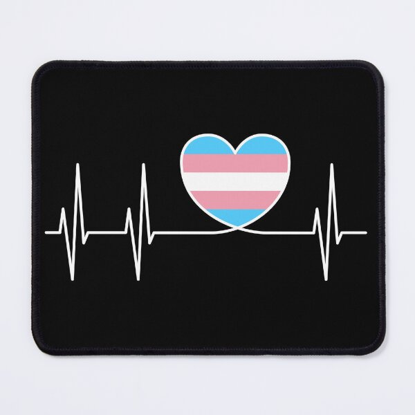 Item preview, LGBTQ Protect Trans Kids Transgender Pride Flag Heartbeat designed and sold by sundae-artisan.