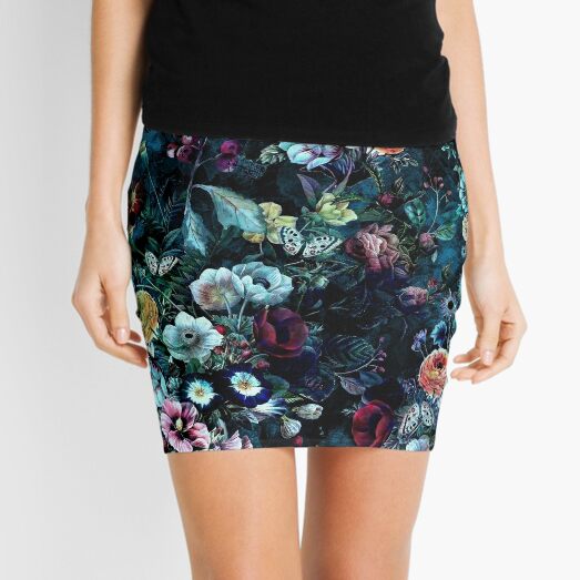 Night Garden Mini Skirt