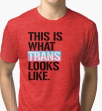 This is what Trans looks like Tri-blend T-Shirt