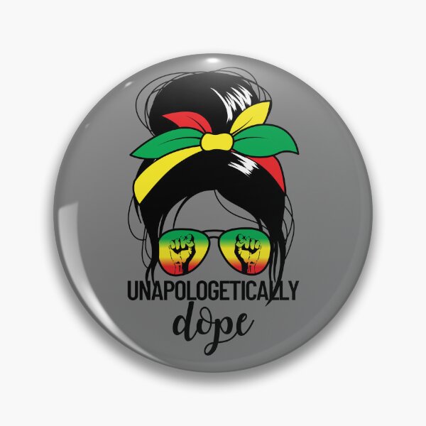 Artikelvorschau, Unapologetically Dope Messy Bun Black Woman Juneteenth Gear entworfen und verkauft von DynamicDesign.
