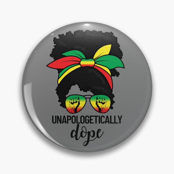 Artikelvorschau, Unapologetically Dope Messy Bun Black Woman Juneteenth Gear entworfen und verkauft von DynamicDesign.
