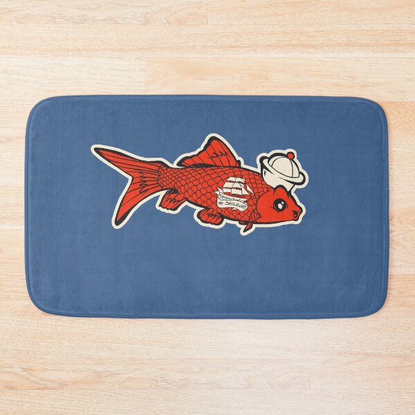 Item preview, Retro tattooed goldfish designed and sold by TomiAx.