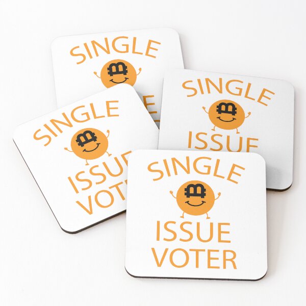 Item preview, funny Bitcoin Single Issue Voter Essential designed and sold by xteamdesign.