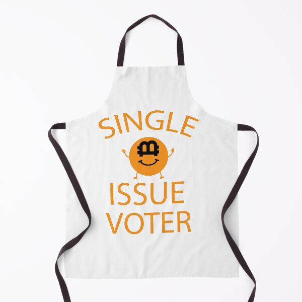 Item preview, funny Bitcoin Single Issue Voter Essential designed and sold by xteamdesign.
