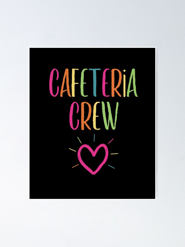 Cafeteria Crew - Lunch Ladies Rock! Lunch Lady Squad - Back To School Gift Poster